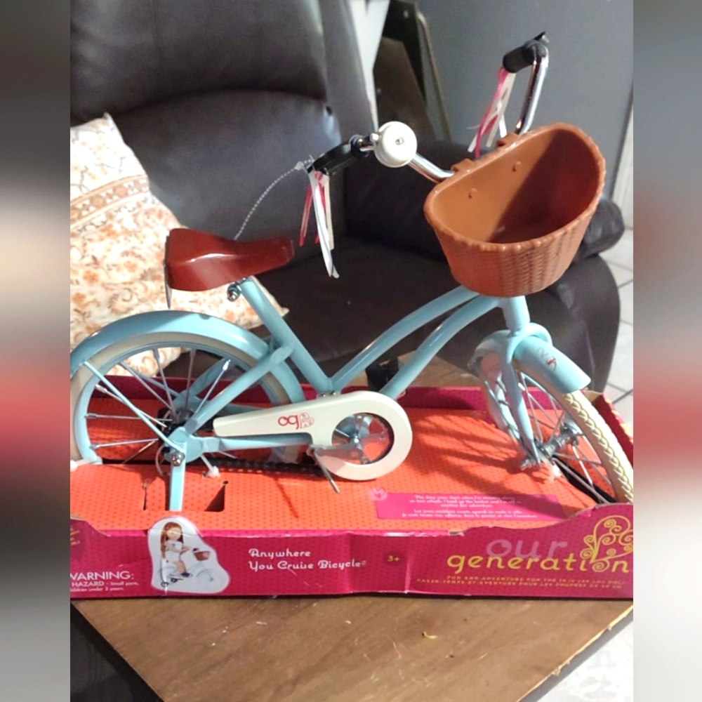 Our Generation Anywhere You Cruise Blue Bicycle